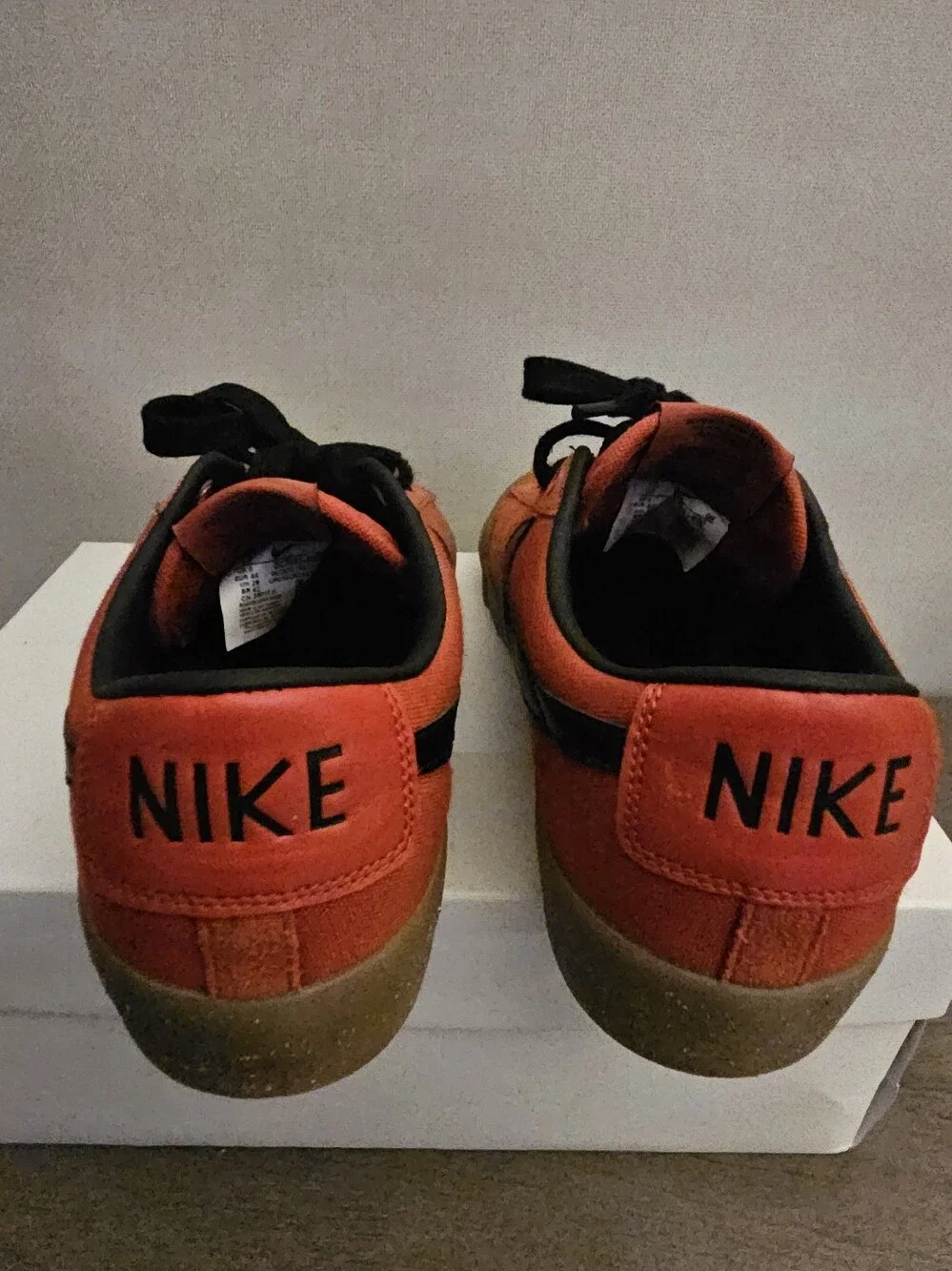 NIKE SB ZOOM BLAZER LOW PRO GT CINNABAR RED-BLACK SZ 10